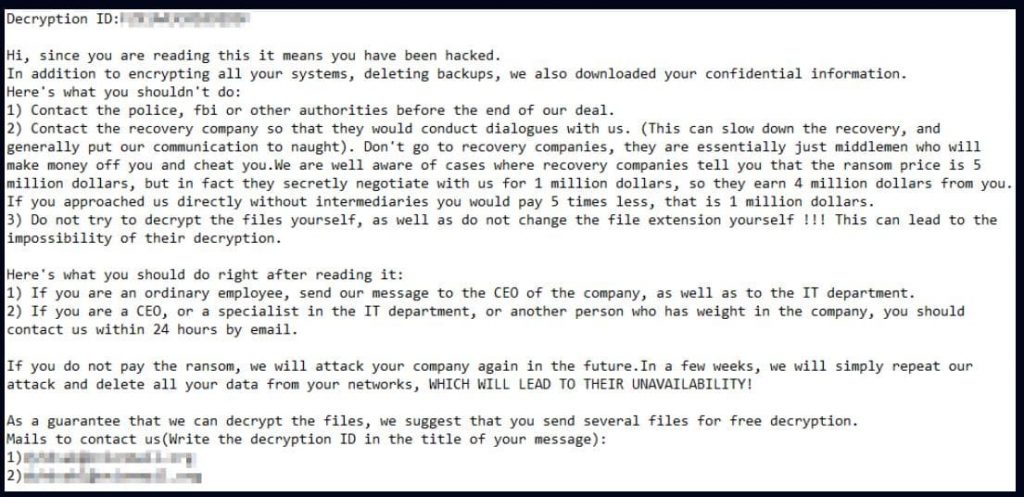 New Strain of Rorschach Ransomware Targeting US-Based Companies