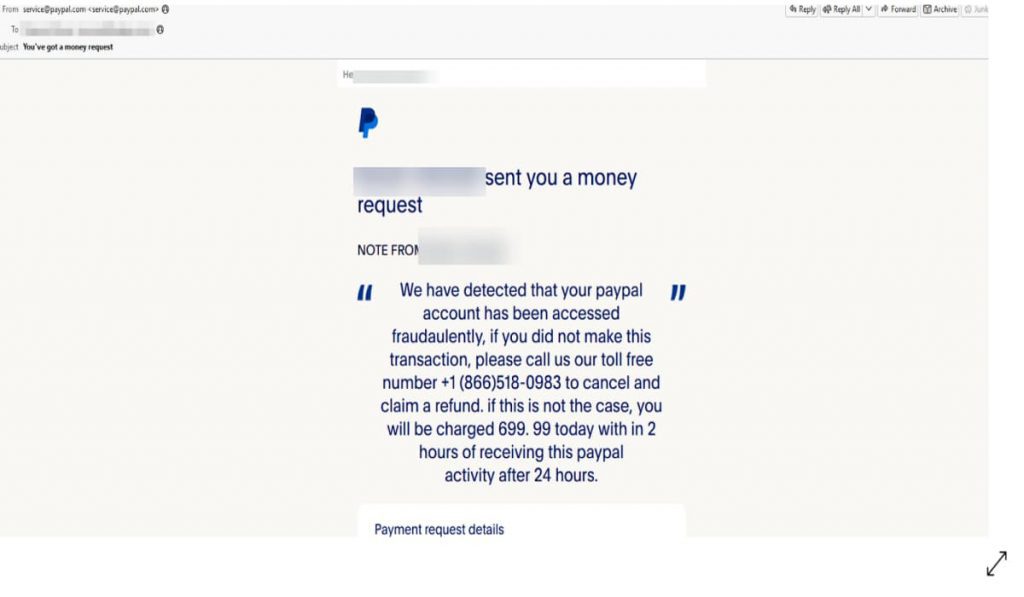 PayPal Scammers Using Legitimate Accounts to Send Phishing Invoices